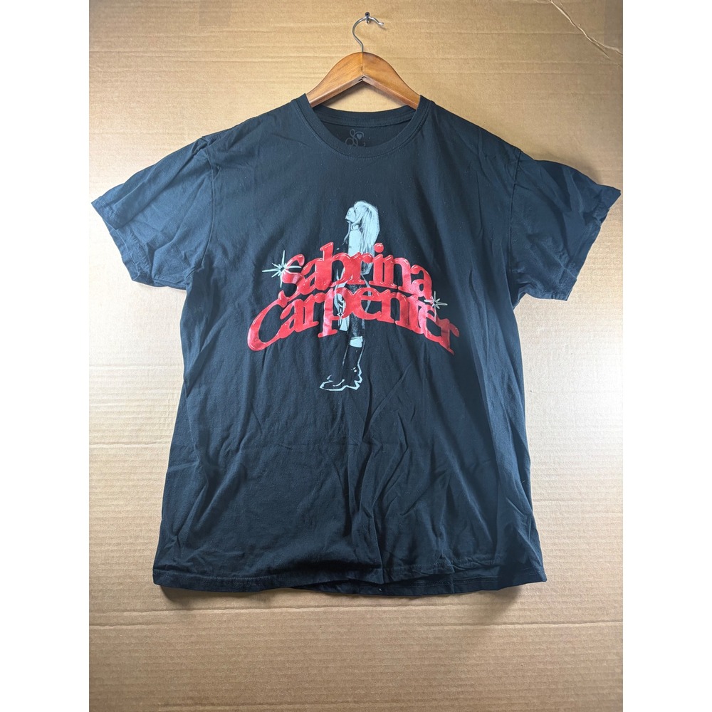 Sabrina Carpenter Graphic T Shirt XL Black Official Bravado Pop Music Tee